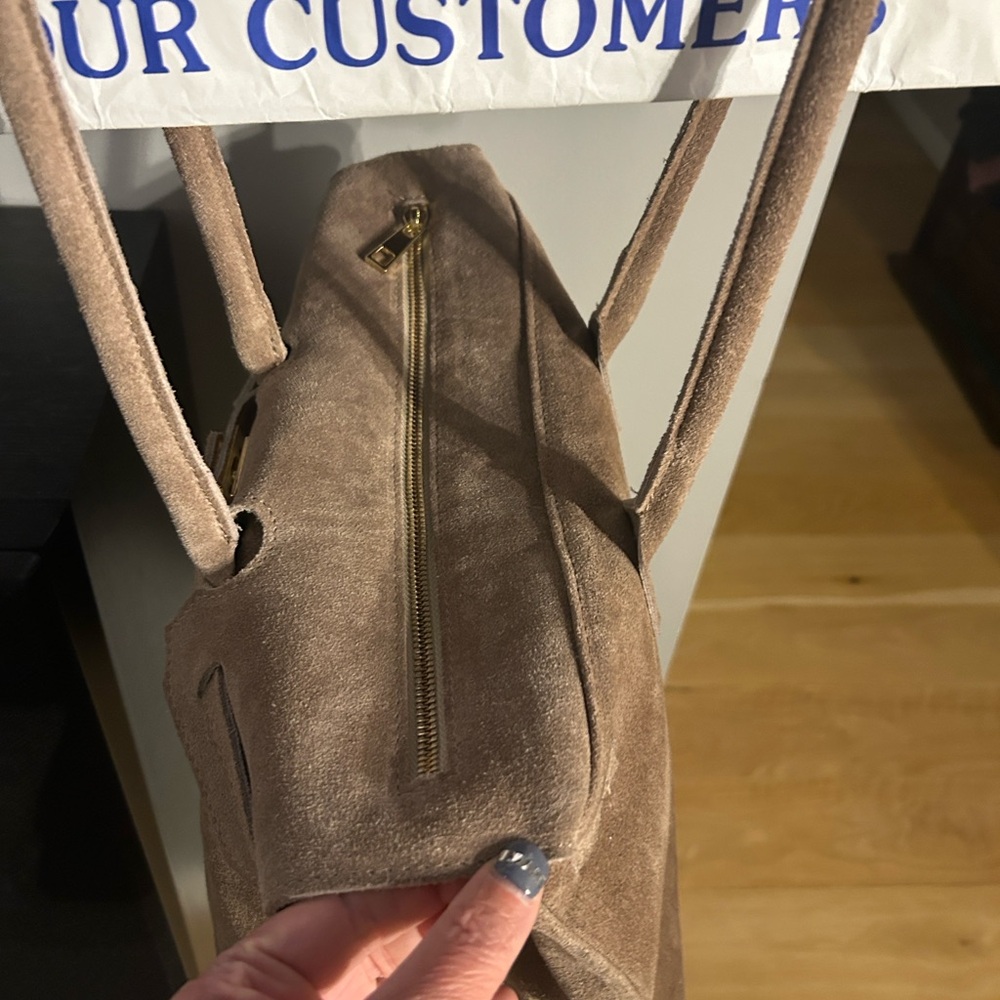 POEMIA ROMA GENUINE SUEDE HANDBAG - Picture 6 of 15